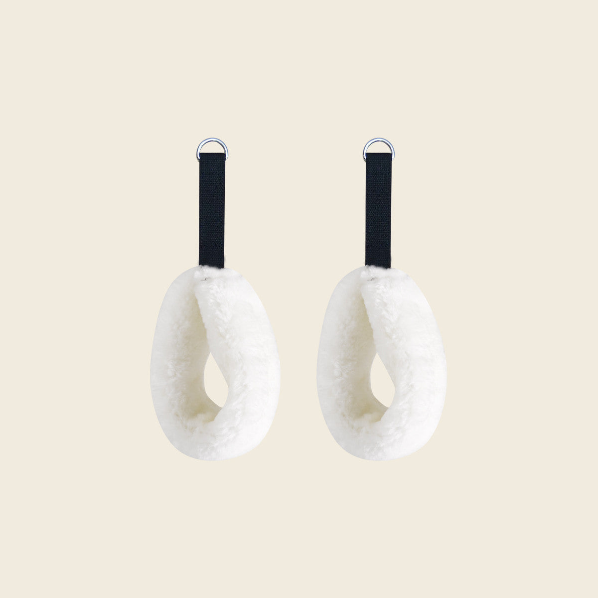 Sheepskin Loops With Canvas Straps For Leg Springs (Pair)