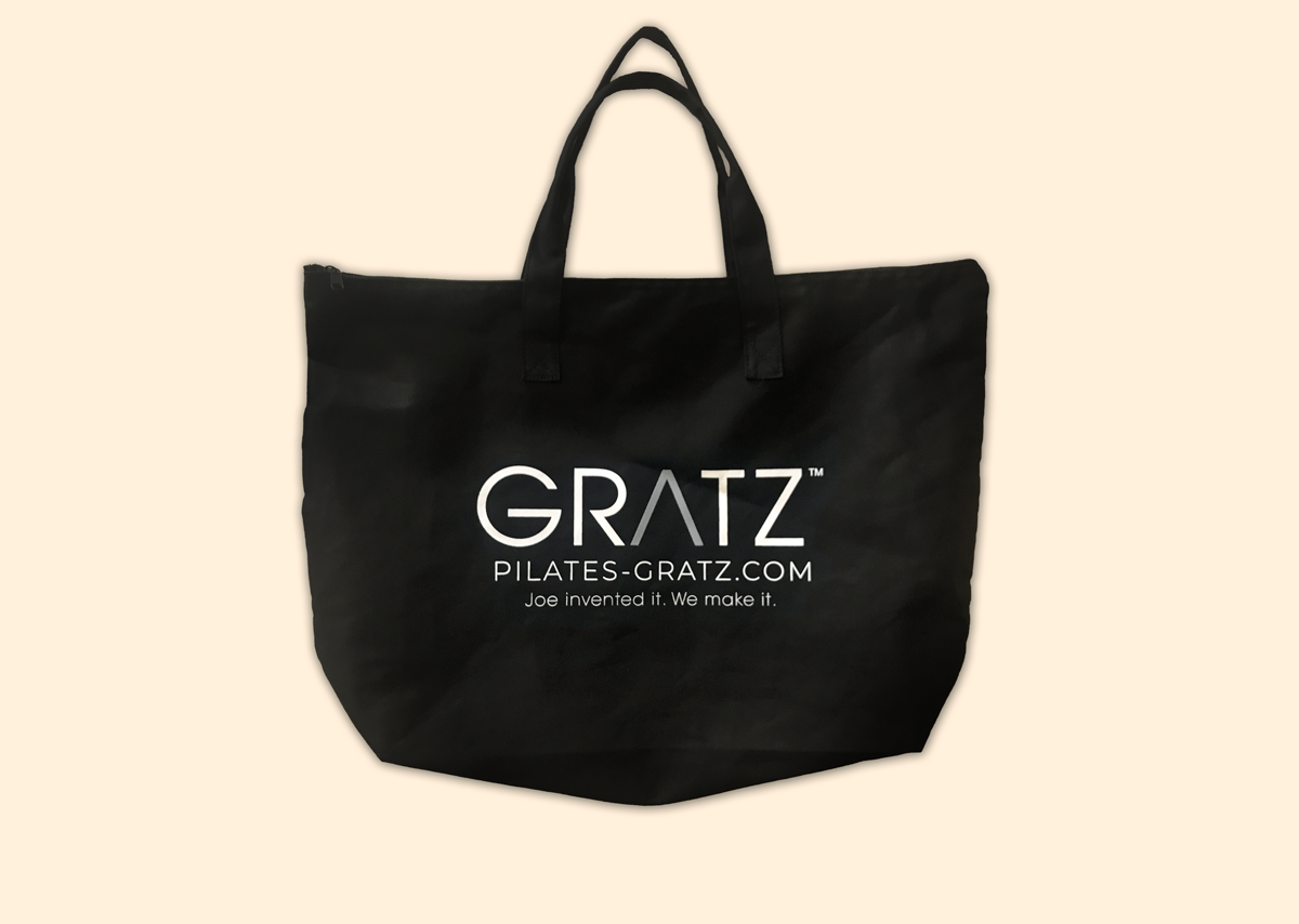 GRATZ Large Black Gym Bag - Gratz™ Pilates